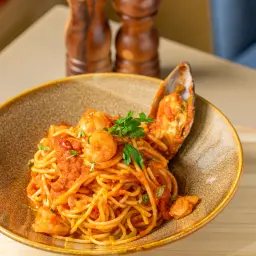 Shrimp Spaghetti Pomodoro